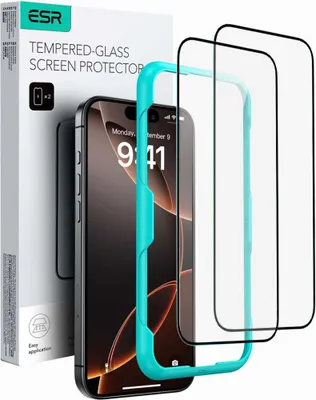 Immagine prodotto di Vetro temperato Esr 2-Pack Iphone 16 Clear