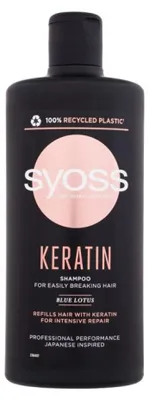 Obrázok produktu pre Syoss Intense Keratin Deep Caring Shampoo vyživujúci šampón s keratínom 440 ml
