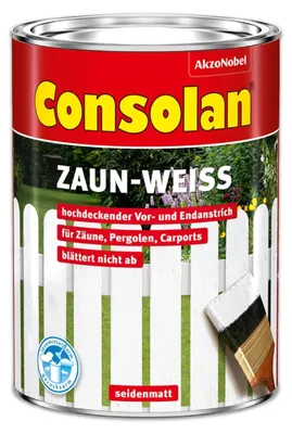 Produktbild von CONSOLAN Zaunweiss 2,5l - 5087512