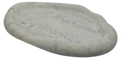 Zdjęcie produktu dla Scent Loop Taca dekoracyjna marmurowa Podstawka do świec 240x160mm z gipsu