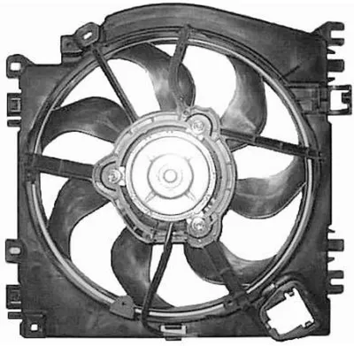 Produktbild von DIEDERICHS 8441403 Lüfter Motorkühlung Kühlerlüfter für RENAULT Clio III Schrägheck (BR0/1, CR0/1) Wasserkühler Ø340mm