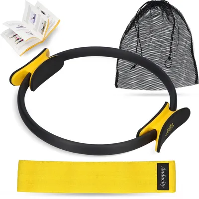 Produktbild von Pilates-Ring mit Widerstandsband für effektives Training