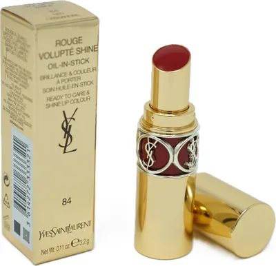 Produktbild von Yves Saint Laurent Rouge Volupté Shine, Rot, Red Cassandre, 1 Farben, Glanz, Creme, DIISOSTEARYL MALATE - HYDROGENATED POLYISOBUTENE - PHENYL TRIMETHICONE - SYNTHETIC WAX -...