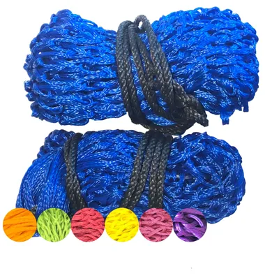 Heunetz 2er-Pack für Pferde, Königsblau, 50 cm