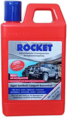 Produktbild von AUTOPOLITUR "Rocket" 600ml Auto Motorrad Boot Politur Poliermittel Versiegelung Glanzpolitur Glanz 9