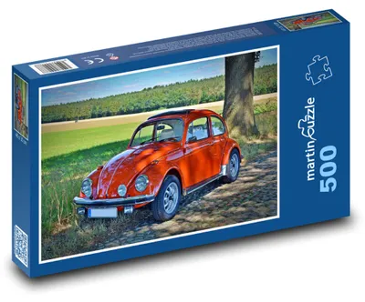 Obrázok produktu pre Puzzle 500 Červené auto pri ceste - martinpuzzle