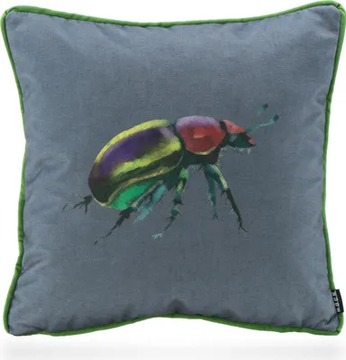 Produktbild von H.O.C.K. Bugs Kissen ca. 45x45cm Rosenkäfer (05)