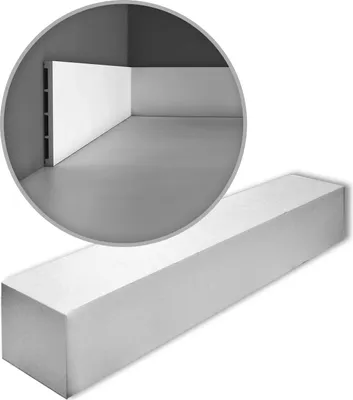 Produktbild von Orac Decor SX168-box AXXENT Sockelleisten 1 Karton SET mit 17 Wandleisten | 34 m