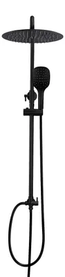 Produktbild von Görbach Regendusche Duschsystem ohne Armatur, Rund 25 cm Schwarz