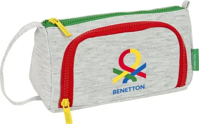Obrázek produktu pro Školní brašna Benetton Pop Grey (20 x 11 x 8,5 cm)
