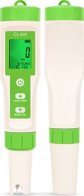 Produktbild von 4-in-1 Wasserchlorgehalt-Messstift Schwimmbadchlormessgeraet Wasserchlor ORP H2 Temperaturtester