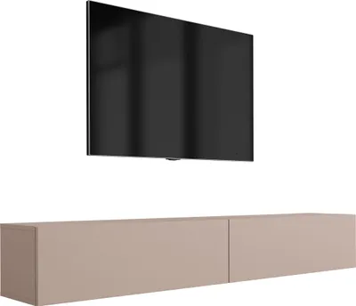 Zdjęcie produktu dla Szafka TV: karmelowy brąz, 200 (2 x 100) x 34 x 32 cm