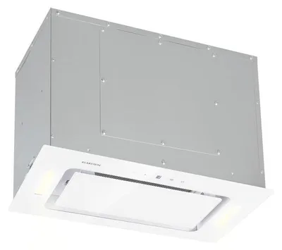 Obrázek produktu pro vestavná digestoř Klarstein Hektor - digestoř, podskříňková digestoř, šířka 52 cm, 190 W, odtah 530 m³/h, dotykový LED panel, osvětlení varné desky, časovač, sklo, bílá barva