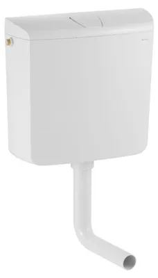 Produktbild von BADfabrik24 Aufputz-Spülkasten mit Spülstop, 6/9 l, weiss