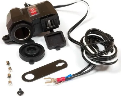 Obrázek produktu pro Motocyklová USB nabíječka 2x USB 2A ExtremeStyle MUS04-L, vodotěsná