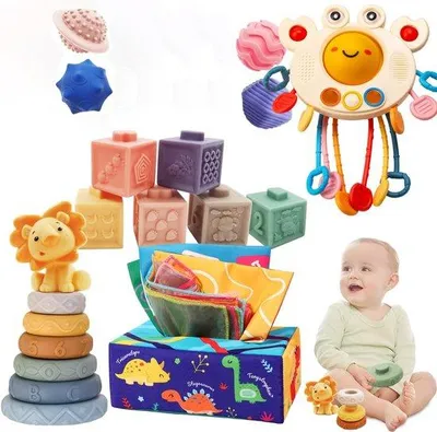 Produktbild von Babyspielzeug-Set für Kinder ab 6 Monaten