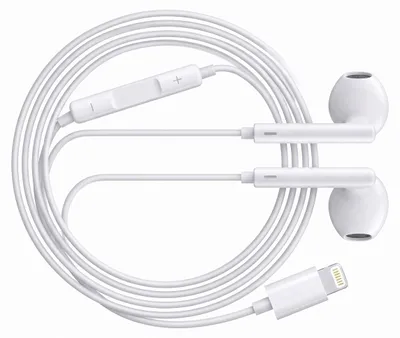 Immagine prodotto di Avizar, cuffie cablate per iPhone 12 Pro Max con connettore Lightning e microfono integrato, colore bianco