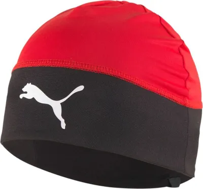 A Puma beanie hat.