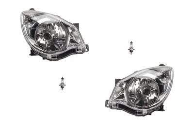 Produktbild von Scheinwerfer passend für Opel Agila B 09/07- mit H4 als Set Links Rechts 4709126 4709124 Johns