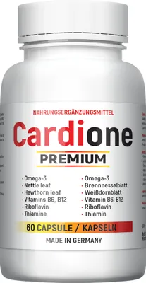 Produktbild von Cardione Premium Kapseln - XXL Packung - 60 Stück - Omega3
