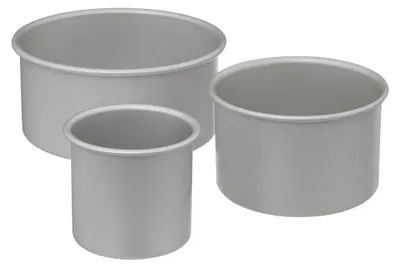 Produktbild von 5five - 3er-set kuchenformen mit hohem rand aus aluminium