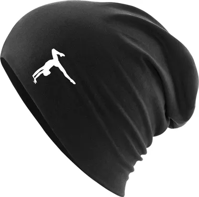 Produktbild von Huuraa Beanie Turnen Gymnastik Black One Size Baumwolle und Elasthan Mütze Geschenkidee
