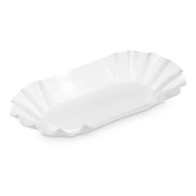 Produktbild von 250x BIONATURE Pappschalen aus Frischfaser 20,5 x 12,5 x 3,5 cm fettdicht