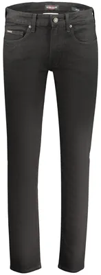 Produktbild von Schwarze Herren Slim Jeans mit 5 Taschen - Stilvoll und Modern