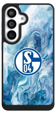 Produktbild von NIVOCASE Handyhülle für Samsung Galaxy S26+  Hülle NIVOpure Case Schwarz FC Schalke 04 Fanartikel Logo