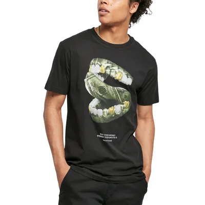 Produktbild von Mister Tee Grafik Shirt - MONEY MOUTH schwarz - M