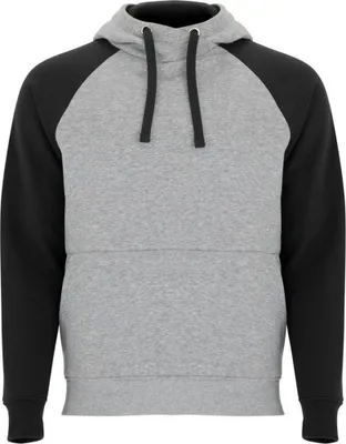 Immagine prodotto di Roly - Felpa con cappuccio "Badet" per uomo/donna unisex PF4553 (S) (grigio screziato/nero)