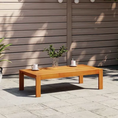 Obrázek produktu pro Maison Exclusive – zahradní stůl 100 x 50 x 27 cm, masivní akáciové dřevo