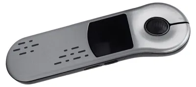 Produktbild von Drahtloser Präsentations-Clicker, wiederaufladbar, 2,4 GHz Bluetooth, mit Touchpad für PC und Laptop, grau
