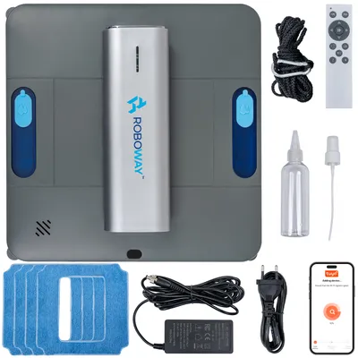 Produktbild von ROBOWAY | RW-5-PRO | Fensterputzroboter | 4000pA | Fernbedienung | Automatisch & Handmodus | 4 Pads
