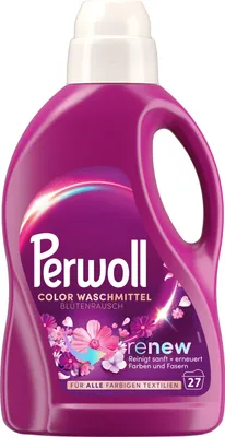 Produktbild von Perwoll Blütenrausch Waschmittel (27 Waschladungen), Feinwaschmittel reinigt san