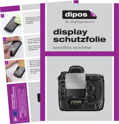Produktbild von 5x Schutzfolie für Nikon D3 klar Displayschutzfolie Folie Display Schutz dipos