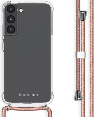 Productafbeelding van imoshion Transparante Backcover met koord voor de Samsung Galaxy S22 Plus - Rosé Goud
