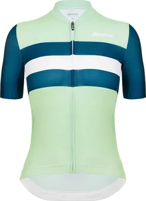 Produktbild von Santini Eslk Bengal Kurzarm-radtrikot Grün L Damen Grün L