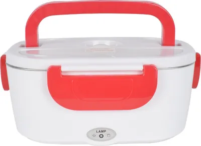 Produktbild von ANTCOOL Elektrische Lunchbox Auto 12V 220V Auto Elektrisch Beheizte Lunchbox Kapazität 1,5L mit Edelstahllöffel (Rot)