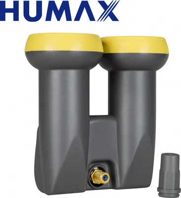 Produktbild von Humax Single Monoblock LNB, 1 Teilnehmer für 2 Satelliten, 0,1 dB Rauschmaß