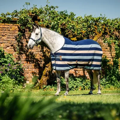 Image de Horseware Newmarket Fleece Cooler - Taille 155 - Bleu
