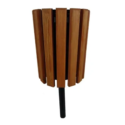 Produktbild von Abfallbehälter Müllbehälter Mülltonne Abfalltonne Outdoor Draußen TEAK 9562