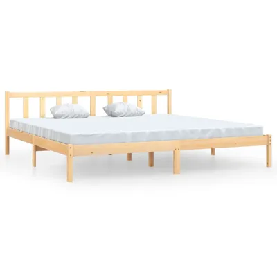 Produktbild von vidaXL Massivholzbett Kiefernholz 200x200 cm