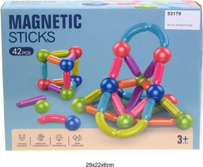 Zdjęcie produktu dla Klocki magnetyczne 42 el.