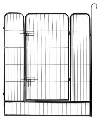 Image de Aga Pièce de rechange avec porte pour enclos d'animaux 100x120 cm