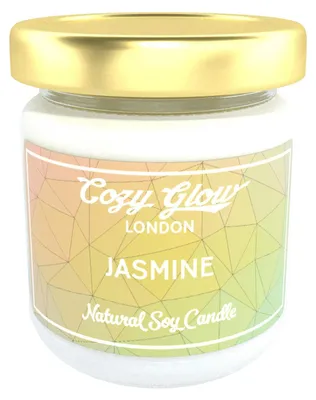Sojakerze im Glas, Jasminduft, handgemacht, 331,2 g