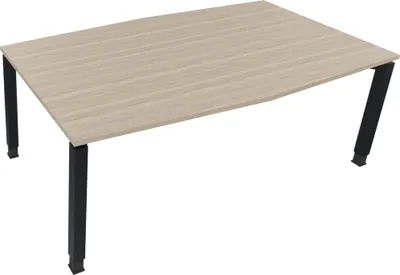 Produktbild von Bespr.ti. Tonneau Vierfuß Quadrat B2000xT1000/1100xH680-820 an/Eiche