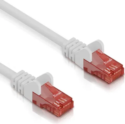 Image de Allteq - Cat 6 - U/UTP - Câble réseau - Câble patch - 10 Gbps - 0.25 mètre - Blanc - ALTQ-UTP6-W-0.25