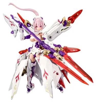 Imagen del producto de Kit de modelismo de plástico Megami Device, escala 1/1, figura de Asra, Nine-Tails, 14 cm