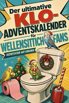 Produktbild von Der ultimative Klo-Adventskalender für Wellensittich-Fans